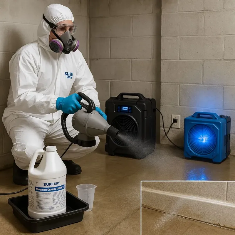 Sanitization and Odor Removal process in Zellwood, FL